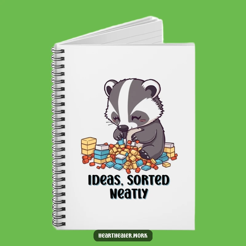 Funny Kawaii Badger Notebook: Organize Your Thoughts with Hilarious Precision!